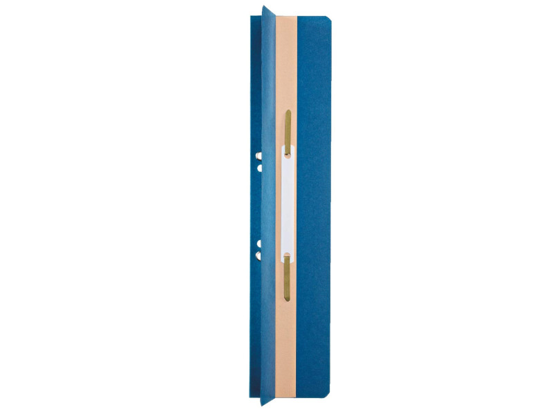 LEITZ Fixe-documents, 65 x 305 mm, carton manille, bleu