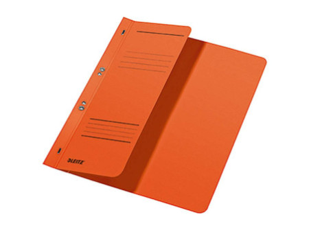 LEITZ Chemise à oeillets, carton manille, A4, orange
