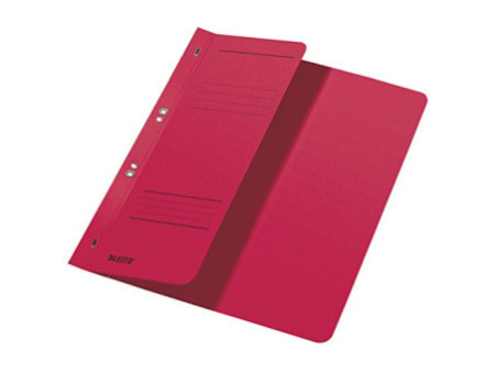 LEITZ Chemise à oeillets, carton manille, A4, rouge