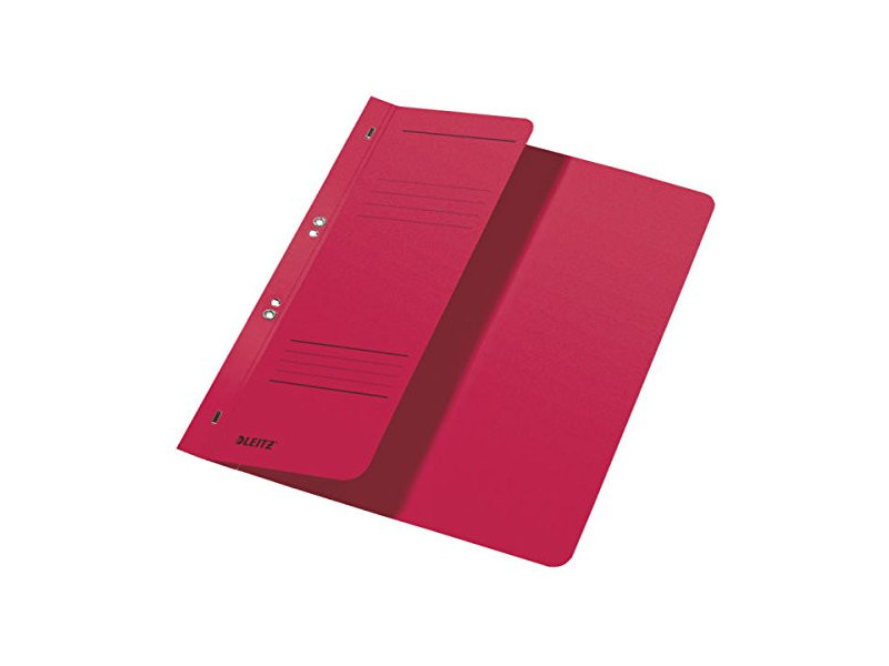 LEITZ Chemise à oeillets, carton manille, A4, rouge