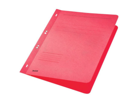 LEITZ chemise à oeillet, carton manila, format A4, rouge