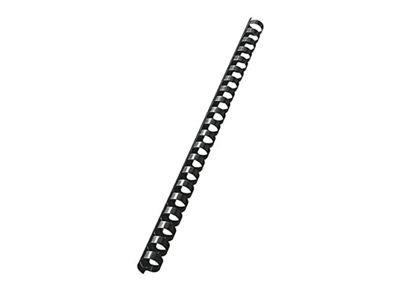 LEITZ Peigne à relier en plastique, diamétre 14 mm, noir