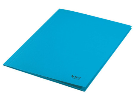 LEITZ Chemise-trieur, A4, carton de 430 g/m2, bleu