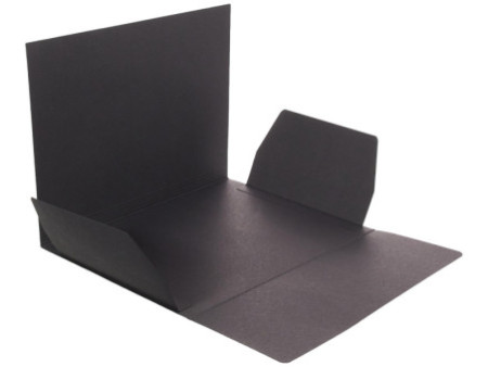 LEITZ Chemise-trieur, A4, carton de 430 g/m2, noir
