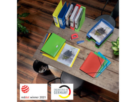 LEITZ Chemise à élastiques Recycle, A4, carton 430 g/m2