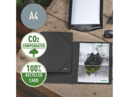 LEITZ Chemise à élastiques Recycle, A4, carton 430 g/m2
