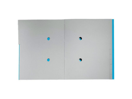 LEITZ Chemise trieur Recycle, A4, carton, bleu