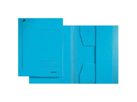 LEITZ chemise-trieur, format A3, carton 320 g/m2, bleu