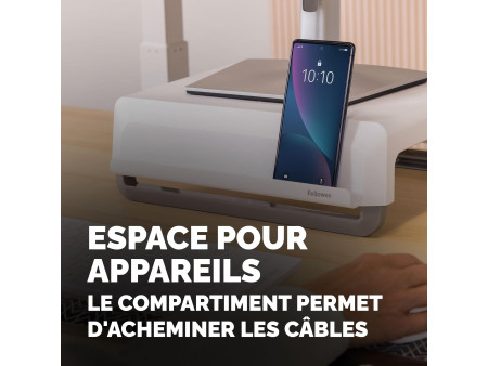 Fellowes Support pour écran Breyta, blanc