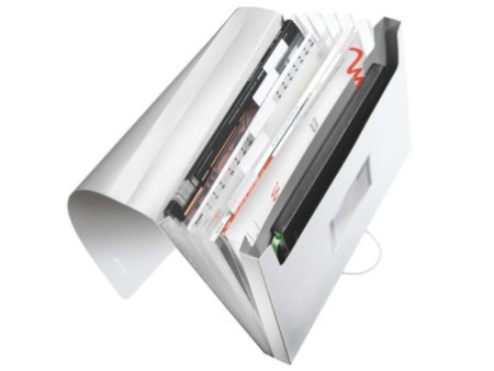 LEITZ Trieur ménager Style, A4, PP, 6 compartiments, blanc