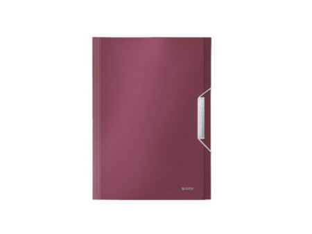 LEITZ Trieur ménager Style, A4, PP, 6 compartiments, rouge