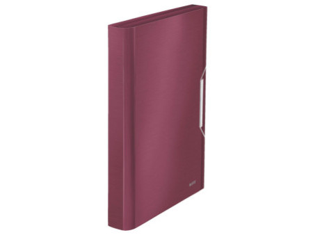 LEITZ Trieur ménager Style, A4, PP, 6 compartiments, rouge