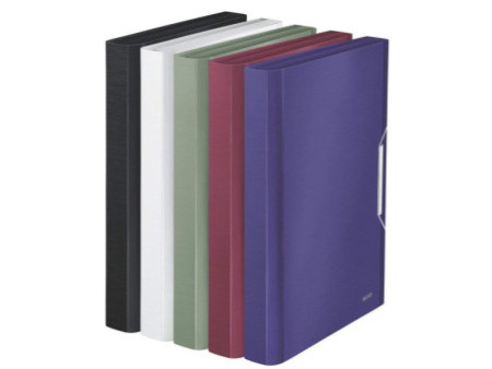 LEITZ Trieur ménager Style, A4, PP, 6 compartiments, noir