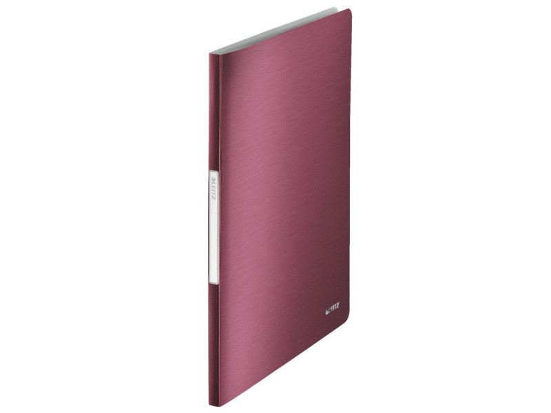 LEITZ Protège documents Style, format A4, PP, rouge grenat
