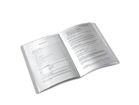 LEITZ Protège documents Style, format A4, PP, bleu titane,