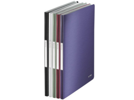LEITZ Protège documents Style, format A4, PP, bleu titane,