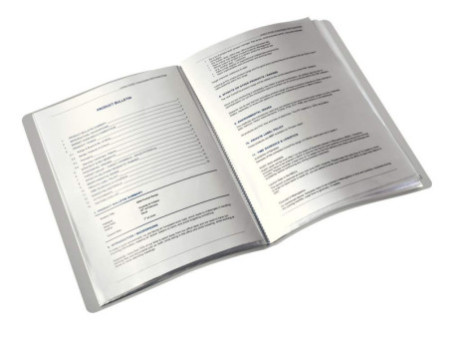LEITZ Protège documents Style, format A4, PP, blanc arctique