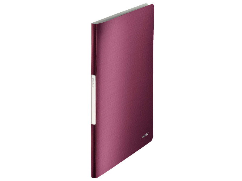 LEITZ Protège documents Style, format A4, PP, rouge grenat,