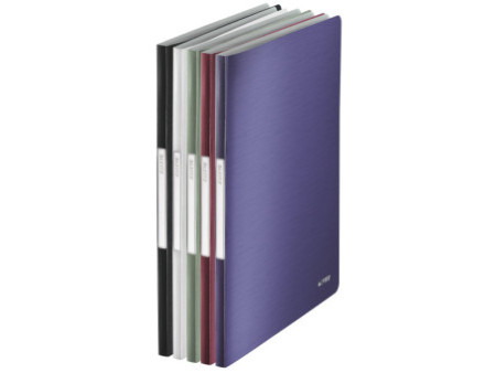 LEITZ Protège documents Style, format A4, PP, rouge grenat,