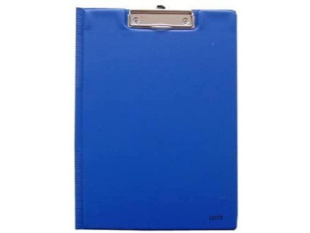 LEITZ Porte-bloc à pince avec rabat, A4, couverture PP, bleu