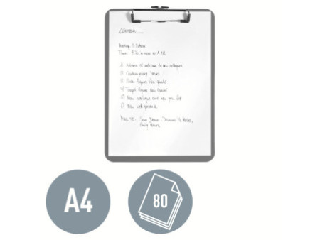 LEITZ Porte-bloc WOW, A4, en polystyrène, blanc