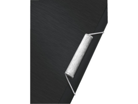 LEITZ Chemise à élastique Style, A4, PP, noir satin