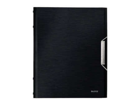 LEITZ Chemise de rangement Style, format A4, pp, noir satin,