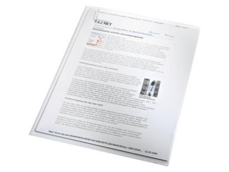 LEITZ Pochette transparente Standard, A4, PP, grainé,0,13 mm