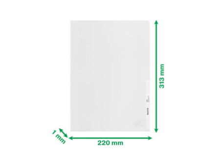 LEITZ Pochette transparente re:cycle, A4, résidu PP, 0,13 mm