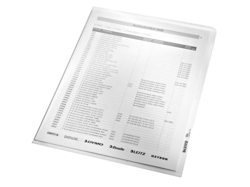 LEITZ Pochette transparente extra rigide, A4, transparent