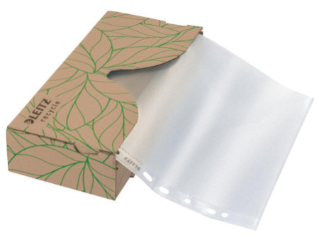 LEITZ Pochette perforée Recycle, A4, PP, grainé, 0,07 mm