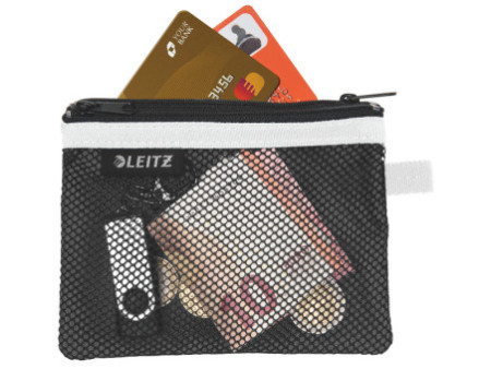 LEITZ Pochette à fermeture zip WOW Traveller, S, noir