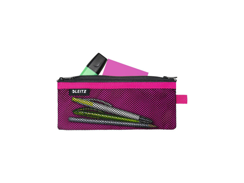 LEITZ Pochette à fermeture zip WOW Traveller, M, fuchsia