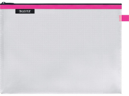 LEITZ Pochette à fermeture zip WOW Traveller, L, fuchsia