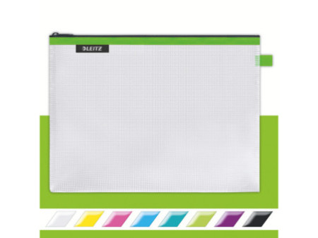 LEITZ Pochette à fermeture zip WOW Traveller, L, vert