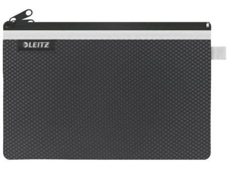 LEITZ Pochette à fermeture zip WOW Traveller, L, noir
