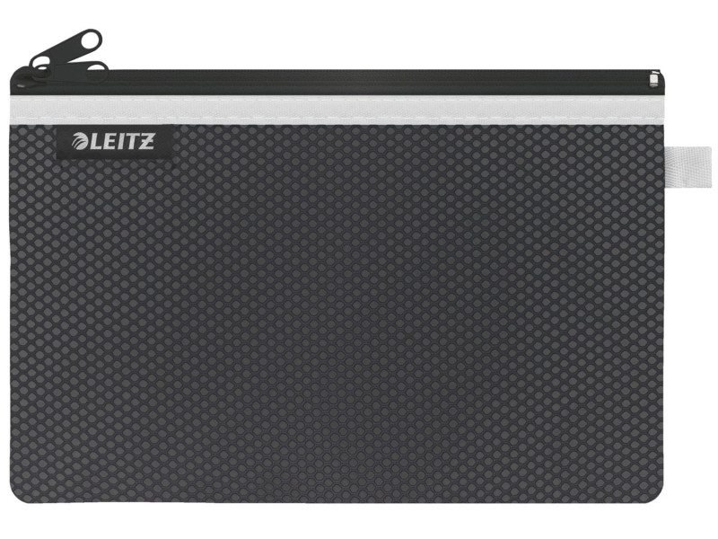 LEITZ Pochette à fermeture zip WOW Traveller, L, noir