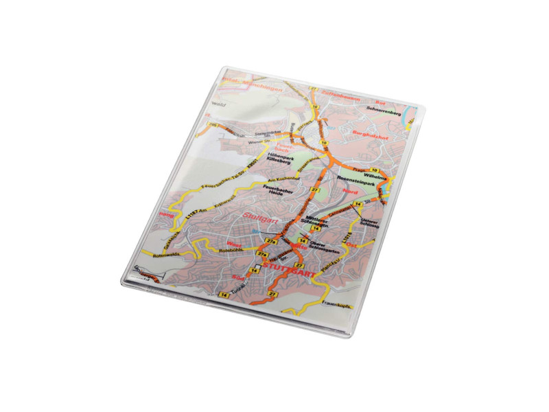 LEITZ étui transparent, format A5, en PVC, grainé, 0,20mm