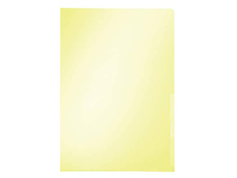 LEITZ pochette coin Premium, format A4, PVC, jaune, 0,15 mm