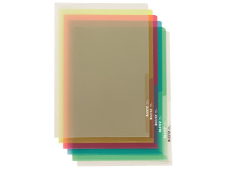 LEITZ Pochette transparente Premium, A5, PVC, transparente