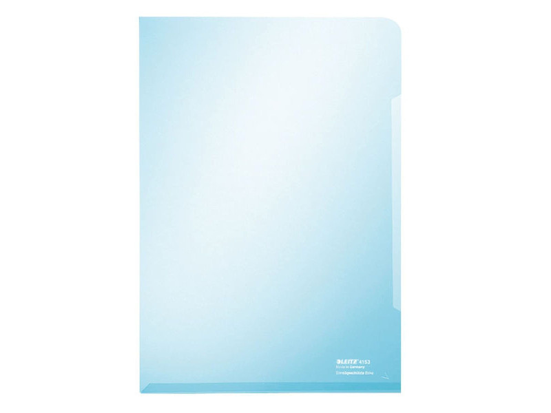 LEITZ Pochette Super Premium, A4, PVC, 0,15 mm, bleu