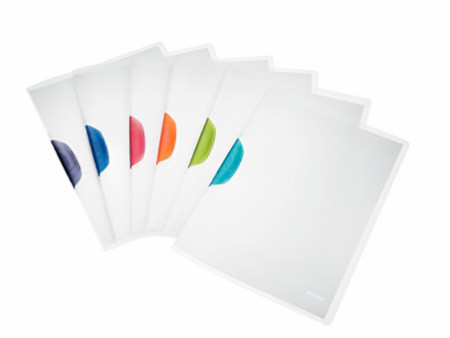 LEITZ Chemise à clip ColorClip Magic, format A4, PP, clip