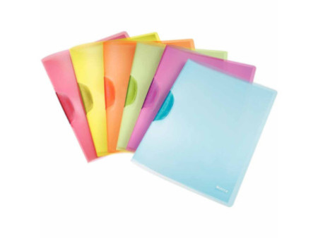 LEITZ Chemise à clip ColorClip Magic, format A4, PP, clip
