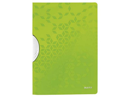LEITZ Chemise à clip WOW ColorClip, A4, PP, vert métallisé