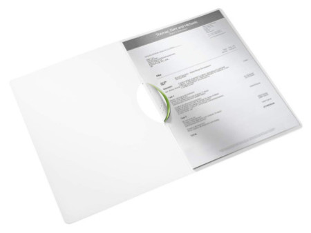 LEITZ Chemise à clip WOW ColorClip, A4, PP, vert métallisé