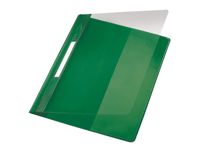 LEITZ Chemise à lamelle Exquisit, format+, PVC, vert,