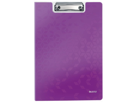 LEITZ Porte-bloc à rabat WOW, A4, polyfoam, violet