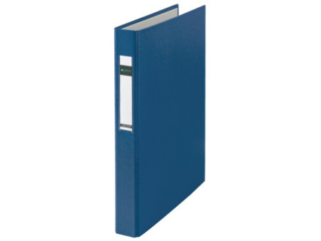 LEITZ Classeur à anneaux standard, A4+, bleu, mécanisme de