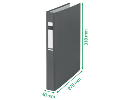 LEITZ Classeur à anneaux standard, A4+, bleu, mécanisme de