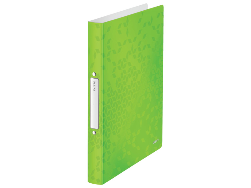 LEITZ Classeur à anneaux WOW, A4, PP, 2 anneaux, vert